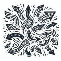 Set of Hand drawn Design vector