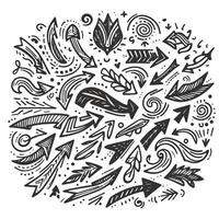 Set of Hand drawn Design vector