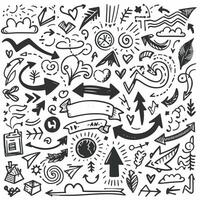 Set of Hand drawn Design vector