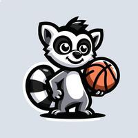 African Civet mascot vector