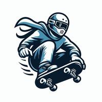 Man playing skateboard Design vector