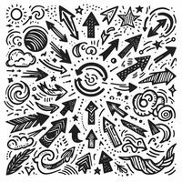 Set of Hand drawn Design vector