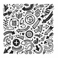 Set of Hand drawn Design vector