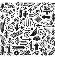 Set of Hand drawn Design vector