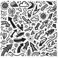 Set of Hand drawn Design vector