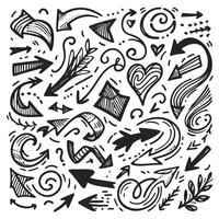 Set of Hand drawn Design vector