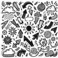 Set of Hand drawn Design vector