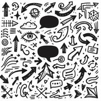 Set of Hand drawn Design vector