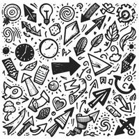 Set of Hand drawn Design vector