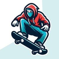 Man playing skateboard Design vector