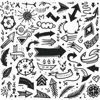 Set of Hand drawn Design vector