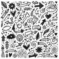 Set of Hand drawn Design vector