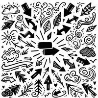 Set of Hand drawn Design vector