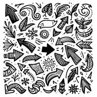 Set of Hand drawn Design vector