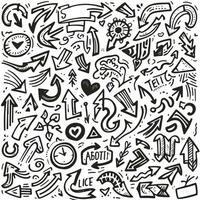 Set of Hand drawn Design vector