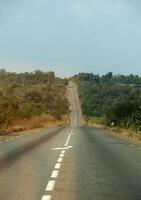 road going to the north of benin photo