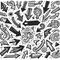 Set of Hand drawn Design vector