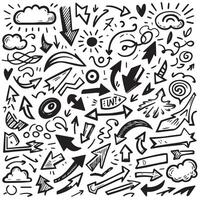 Set of Hand drawn Design vector