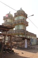 mosque in sakete, benin photo