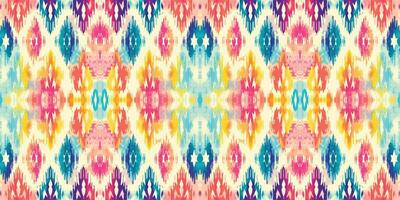 Seamless batik pattern,Seamless tribal batik pattern,and Seamless colorful pattern resemble ethnic boho, Aztec,and ikat styles.designed for use in wallpaper,fabric,curtain,carpet vector