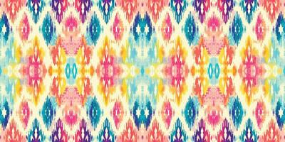 Seamless batik pattern,Seamless tribal batik pattern,and Seamless colorful pattern resemble ethnic boho, Aztec,and ikat styles.designed for use in wallpaper,fabric,curtain,carpet vector