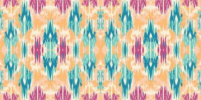 Seamless batik pattern,Seamless tribal batik pattern,and Seamless colorful pattern resemble ethnic boho, Aztec,and ikat styles.designed for use in wallpaper,fabric,curtain,carpet vector