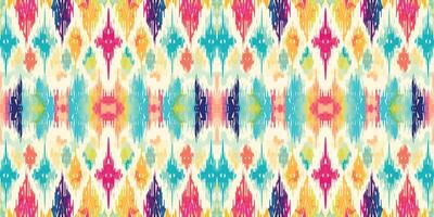 Seamless batik pattern,Seamless tribal batik pattern,and Seamless colorful pattern resemble ethnic boho, Aztec,and ikat styles.designed for use in wallpaper,fabric,curtain,carpet vector