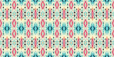 Seamless batik pattern,Seamless tribal batik pattern,and Seamless colorful pattern resemble ethnic boho, Aztec,and ikat styles.designed for use in wallpaper,fabric,curtain,carpet vector