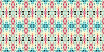 Seamless batik pattern,Seamless tribal batik pattern,and Seamless colorful pattern resemble ethnic boho, Aztec,and ikat styles.designed for use in wallpaper,fabric,curtain,carpet vector