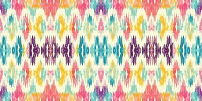 Seamless batik pattern,Seamless tribal batik pattern,and Seamless colorful pattern resemble ethnic boho, Aztec,and ikat styles.designed for use in wallpaper,fabric,curtain,carpet vector