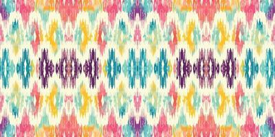 Seamless batik pattern,Seamless tribal batik pattern,and Seamless colorful pattern resemble ethnic boho, Aztec,and ikat styles.designed for use in wallpaper,fabric,curtain,carpet vector