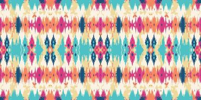 Seamless batik pattern,Seamless tribal batik pattern,and Seamless colorful pattern resemble ethnic boho, Aztec,and ikat styles.designed for use in wallpaper,fabric,curtain,carpet vector