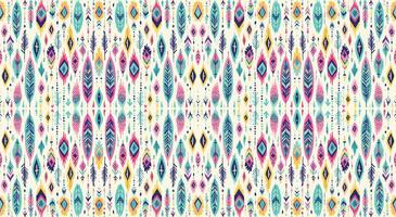 Seamless batik pattern,Seamless tribal batik pattern,and Seamless colorful pattern resemble ethnic boho, Aztec,and ikat styles.designed for use in wallpaper,fabric,curtain,carpet vector