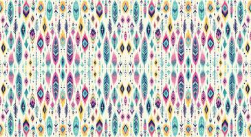 Seamless batik pattern,Seamless tribal batik pattern,and Seamless colorful pattern resemble ethnic boho, Aztec,and ikat styles.designed for use in wallpaper,fabric,curtain,carpet vector