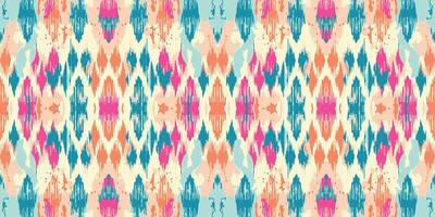 Seamless batik pattern,Seamless tribal batik pattern,and Seamless colorful pattern resemble ethnic boho, Aztec,and ikat styles.designed for use in wallpaper,fabric,curtain,carpet vector