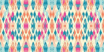 Seamless batik pattern,Seamless tribal batik pattern,and Seamless colorful pattern resemble ethnic boho, Aztec,and ikat styles.designed for use in wallpaper,fabric,curtain,carpet vector