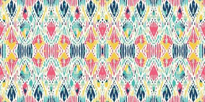 Seamless batik pattern,Seamless tribal batik pattern,and Seamless colorful pattern resemble ethnic boho, Aztec,and ikat styles.designed for use in wallpaper,fabric,curtain,carpet vector