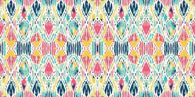 Seamless batik pattern,Seamless tribal batik pattern,and Seamless colorful pattern resemble ethnic boho, Aztec,and ikat styles.designed for use in wallpaper,fabric,curtain,carpet vector