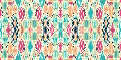 Seamless batik pattern,Seamless tribal batik pattern,and Seamless colorful pattern resemble ethnic boho, Aztec,and ikat styles.designed for use in wallpaper,fabric,curtain,carpet vector