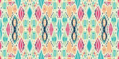 Seamless batik pattern,Seamless tribal batik pattern,and Seamless colorful pattern resemble ethnic boho, Aztec,and ikat styles.designed for use in wallpaper,fabric,curtain,carpet vector