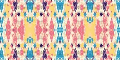 Seamless batik pattern,Seamless tribal batik pattern,and Seamless colorful pattern resemble ethnic boho, Aztec,and ikat styles.designed for use in wallpaper,fabric,curtain,carpet vector