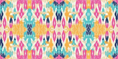 Seamless batik pattern,Seamless tribal batik pattern,and Seamless colorful pattern resemble ethnic boho, Aztec,and ikat styles.designed for use in wallpaper,fabric,curtain,carpet vector