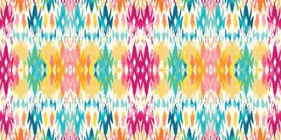 Seamless batik pattern,Seamless tribal batik pattern,and Seamless colorful pattern resemble ethnic boho, Aztec,and ikat styles.designed for use in wallpaper,fabric,curtain,carpet vector
