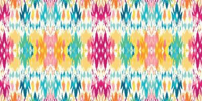 Seamless batik pattern,Seamless tribal batik pattern,and Seamless colorful pattern resemble ethnic boho, Aztec,and ikat styles.designed for use in wallpaper,fabric,curtain,carpet vector