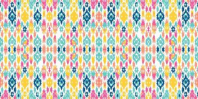 Seamless batik pattern,Seamless tribal batik pattern,and Seamless colorful pattern resemble ethnic boho, Aztec,and ikat styles.designed for use in wallpaper,fabric,curtain,carpet vector