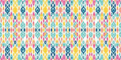 Seamless batik pattern,Seamless tribal batik pattern,and Seamless colorful pattern resemble ethnic boho, Aztec,and ikat styles.designed for use in wallpaper,fabric,curtain,carpet vector