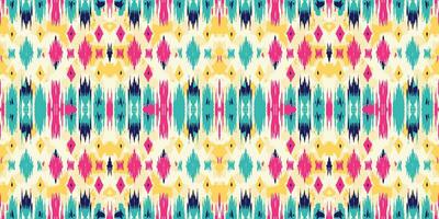 Seamless batik pattern,Seamless tribal batik pattern,and Seamless colorful pattern resemble ethnic boho, Aztec,and ikat styles.designed for use in wallpaper,fabric,curtain,carpet vector