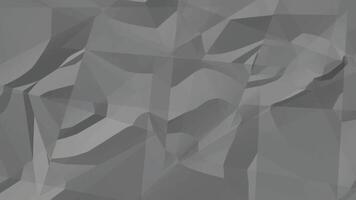 Grey Crumpled paper grimy texture, Dark background, vector