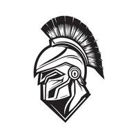 A Striking Helmet with an Emboldened Arrow, Symbolizing Protection, Vigilance, and Unyielding Courage vector