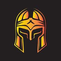 A Striking Helmet in Vibrant Yellow and Orange, Igniting Passion and Energy with Every Glance vector